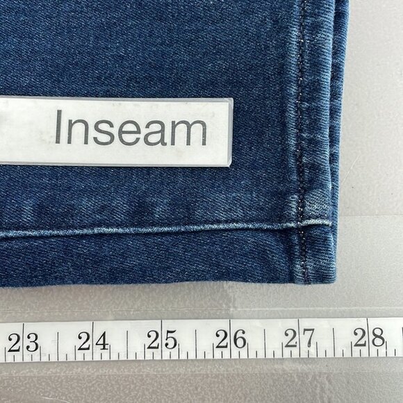 Paige Hoxton Ankle Jeans Skinny Blue Faded Denim Size 26 - Picture 13 of 13